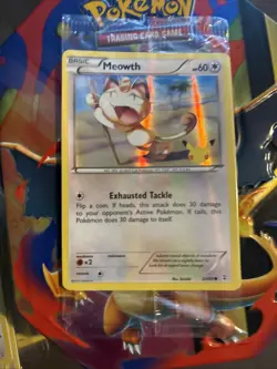 Pokemon Meowth Promo Card XY Generations 20th Anniversary 53/83 (Holo) SEALED!! - Image 1