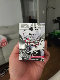 Pokemon Scarlet and Violet White Flare Booster Bundle 6 Packs New Sealed - Image 1