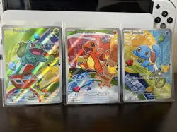 Pokemon First Partner Bulbasaur, Charmander, Squirtle MEP 037, 038, 039 NM - Image 1