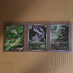Pokemon Serperior EX Axew Tranquill sv1B Japanese Holo Card Lot 3 Cards - Image 1
