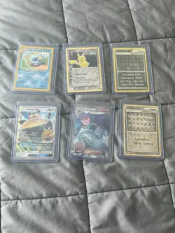 Batch of 6 pokemon cards - Image 1