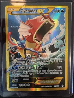 Gyarados EX 123/122 Breakpoint Secret Rare Full Art Holo Pokemon Card - Image 2