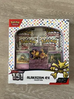 Pokemon Scarlet & Violet 151 Alakazam EX Collection Box New Factory Sealed - Image 1