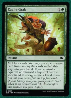 Cache Grab - Bloomburrow BLB #0167 - Magic: The Gathering MTG Card - Image 1