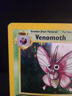 Pokemon TCG Venomoth 1st Edition Jungle Holo 13/64 Rare - Image 3