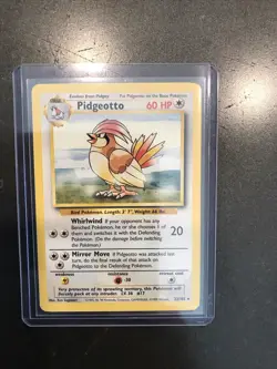 Vintage Pokemon Pidgeotto 22/102 Base Set Non-holo Rare WotC 1999 - MP - Image 1