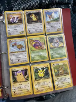 Wizards Pokemon TCG Base Set Team Rocket Binder Lot SEVERAL HOLOS +$2300 value - Image 4