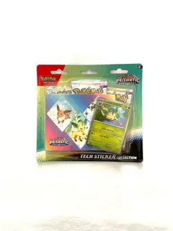 Pokemon - Prismatic Evolutions -Leafeon Tech Sticker Collection - Image 1