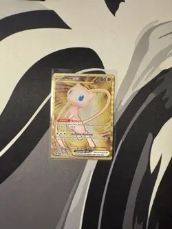 Mew ex - 151 Metal Card 205/165 SV Scarlet & Violet 151 Pokemon UPC Promo Gold - Image 1