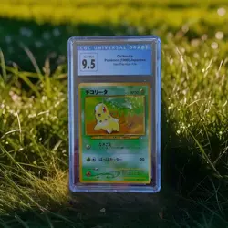 Pokemon Chikorita #152 from Neo Premium File in a CGC 9.5 old label (now a 10) ! - Image 1