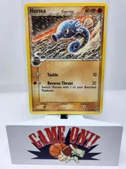 Pokemon Horsea Delta Species 31/101 EX Dragon Frontiers Uncommon LP - Image 1