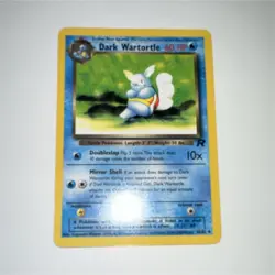 Pokemon Dark Wartortle Team Rocket Uncommon 46/82 60 HP Unlimited 2000 English - Image 1