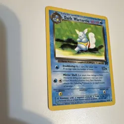 Pokemon Dark Wartortle Team Rocket Uncommon 46/82 60 HP Unlimited 2000 English - Image 2