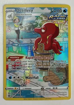 Octillery TG03/TG30 Pokemon Brilliant Stars Full Art Trainer Gallery NM - Image 1