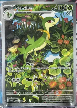 Snivy 87/86 & Servine 88/86 Black Bolt Illustration Rare Bundle NM Pokemon TCG - Image 4