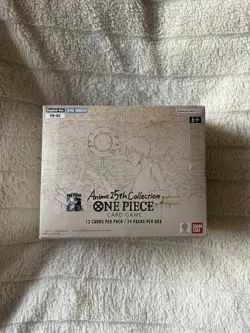 One Piece EB 02 Anime 25th collection Booster Box English - Brand New & Sealed - Image 1