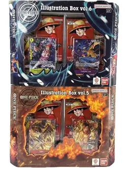 One Piece TCG: Illustration Box Vol 5 and Vol 6 Factory Sealed, 2 pc - Image 1