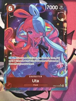 Uta EB03-003 (Alternate Art) ONE PIECE Heroines Edition - ENGLISH - Pack Fresh! - Image 3