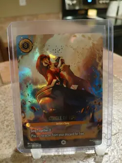 Disney Lorcana Circle of Life Enchanted 225/204 Fabled Lion King - Image 1