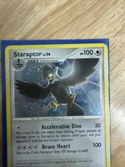 Pokemon TCG Staraptor Holo Rare Card Diamond & Pearl Set 16/130 NM - Image 2