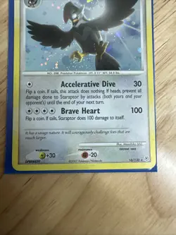 Pokemon TCG Staraptor Holo Rare Card Diamond & Pearl Set 16/130 NM - Image 3