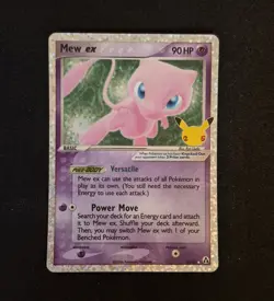 Lot of 2 Mewtwo / 2 Mew Pokemon Cards -promo - Cracked Ice - Celebrations #401 - Image 3