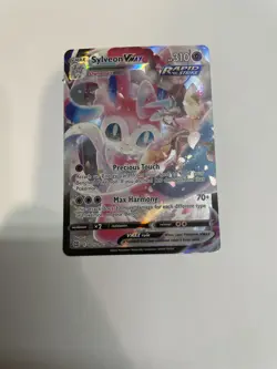 Pokemon Sylveon VMAX Ultra Rare Full Art Holo TG15/TG30 Brilliant Stars Card - Image 2