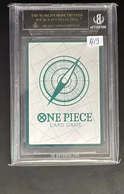 DON!! Card King SUPER ALT ART PRB01 King-Gold JPN BGS 10 Pristine BLACK LABEL - Image 2