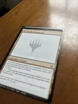 The Waffle Restaurant Gavin Verhey Un-Known Event Playtest Sticker card! - Image 2