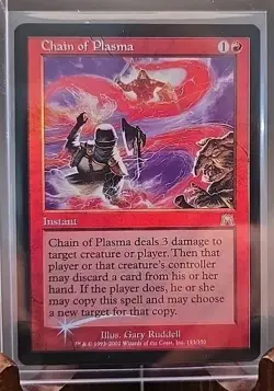 Chain of Plasma Onslaught MTG Foil Near Mint - Image 3
