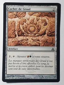Cachet de Gruul Gruul Signet MTG Magic VF EX - Image 1