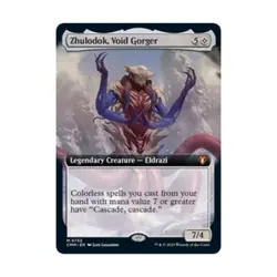 WotC Commander Masters Zhulodok, Void Gorger (Extended Art) (MR) NM - Image 1