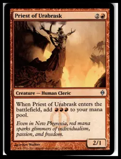 New Phyrexia #90 Priest of Urabrask - Image 1