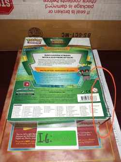 Pokemon 2017 Shining Legends Marshadow Pin Collection Box Sealed Slightly Wore - Image 2