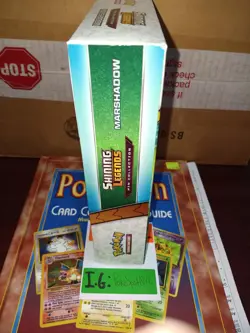 Pokemon 2017 Shining Legends Marshadow Pin Collection Box Sealed Slightly Wore - Image 4