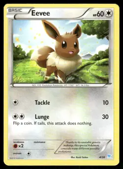 Pokemon Tcg Eevee #4 Pokemon Pikachu Libre & Suicune LP - Image 1