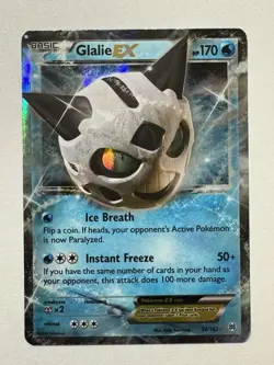 Pokemon TCG - Glalie EX - XY BREAKthrough 34/162 Holo - Image 1