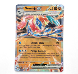 Pokemon TCG Greninja ex Scarlet & Violet-Twilight Masquerade 106/167 Holo NM - Image 2