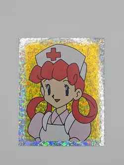 Nurse Joy Merlin S34 Holo Foil Prism Pokemon Sticker - Image 1