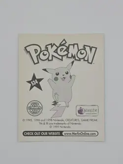 Nurse Joy Merlin S34 Holo Foil Prism Pokemon Sticker - Image 2