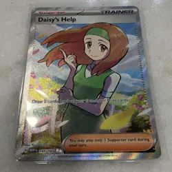 Pokemon Daisy's Help 195/165 SV: Scarlet & Violet 151 Ultra Rare Holo Trainer - Image 5