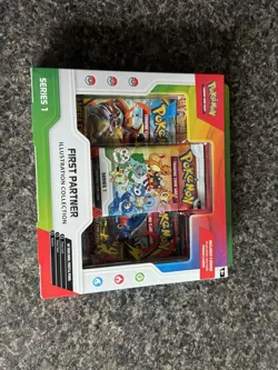 Pokemon First Partner Illustration Collection Series 1 Promo Booster Box Rowlet - Image 1