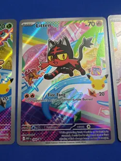 Pokemon 2026 First Partner Illustration Collection Series 1 Promos Set 43-45 #ML - Image 3