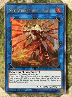 YuGiOh SKY STRIKER ACE - KAGARI Ultra Rare DUOV-EN060 - Image 2