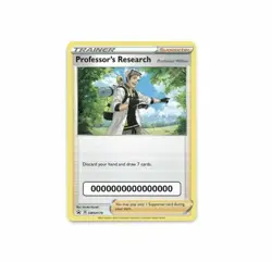 1 x Pokemon Center Professor's Research (Professor Willow) Promo Card Sealed - Image 3