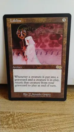 LIFELINE Magic The Gathering MTG Artifact 1998 Collector Trading Card 299/350 - Image 1