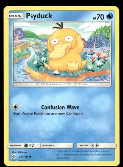 Pokemon Psyduck SM Base Set #28/149 - Image 1
