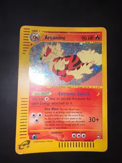 2003 Pokemon Aquapolis Arcanine Holo #H2/H32 ENG - Image 2
