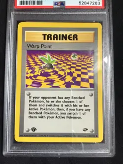 Pokemon: Gym Challenge 1st Edition Common: Warp Point 126/132 PSA 9 - Image 2