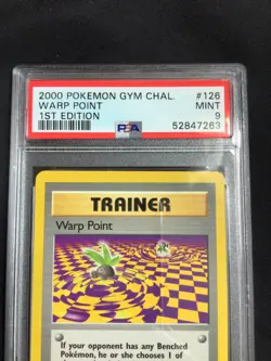 Pokemon: Gym Challenge 1st Edition Common: Warp Point 126/132 PSA 9 - Image 3